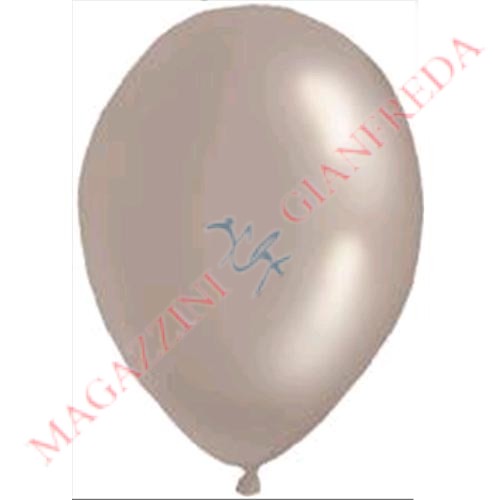 BUSTA DA 16 PALLONCINI ARGENTO METALLIZZATO LARGE